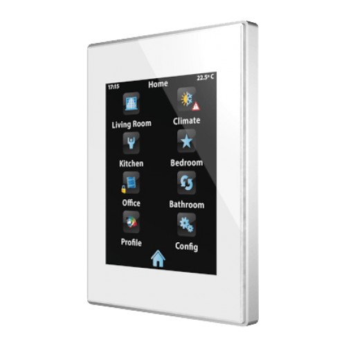 Zennio ZVI-Z41PRO-W Z41 PRO/Панель KNX, ёмкостной сенсорный TFT экран 4.1 дюймов, IP-порт арт. ZVI-Z41PRO-W