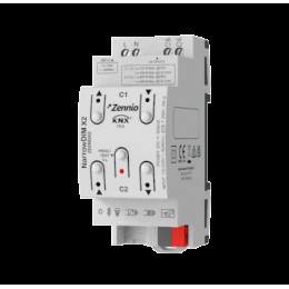 Zennio ZDINDX2 Универсальный привод затемнения DIN-рейки (RLC, LED, CFL) NarrowDIM X2 арт. ZDINDX2