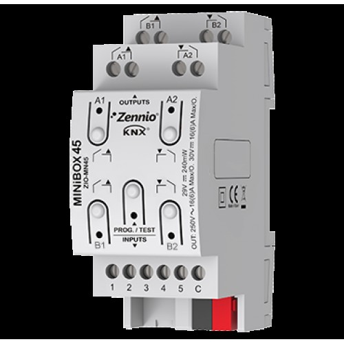 Zennio ZIO-MN45 Актуатор (Универсальный модуль ввода-вывода) KNX MINiBOX 45 арт. ZIO-MN45