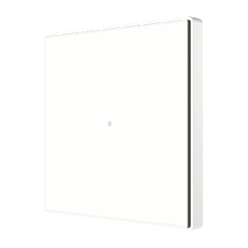 Zennio ZVI-SQTMD1-W Square TMD/Выключатель сенсорный KNX, 1-кнопочный, термодатчик, термостат, цвет белый арт. ZVI-SQTMD1-W