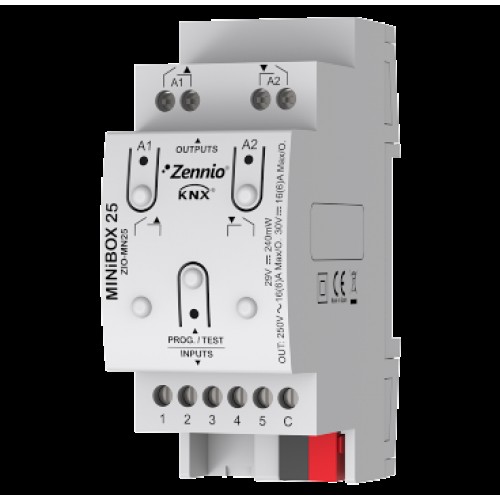 Zennio ZIO-MN25 Актуатор (Универсальный модуль ввода-вывода) KNX MINiBOX 25 арт. ZIO-MN25