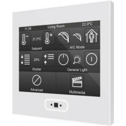 Zennio ZVI-Z35-W Z35/Панель KNX ёмкостная сенсорная с 3,5-дюймовым дисплеем, цвет белый арт. ZVI-Z35-W