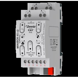 Zennio ZIOMN45V2 Универсальный модуль ввода-вывода KNX MINiBOX 45 v2 арт. ZIOMN45V2