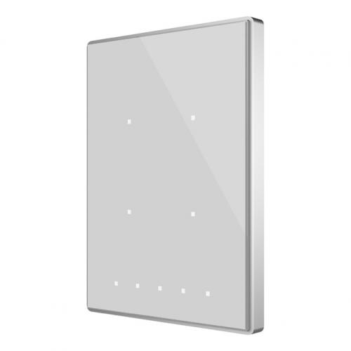 Zennio ZVI-TMDP4-PS Выключатель сенсорный KNX Touch-MyDesign Plus, 4-кнопочный арт. ZVI-TMDP4-PS