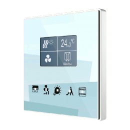 Zennio ZVI-SQTMDD Square TMD-Display / Контроллер комнатный KNX, дисплей 1.8 дюймов, 5 кнопок арт. ZVI-SQTMDD