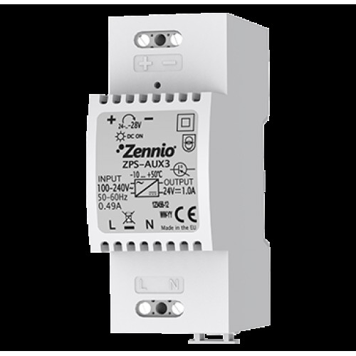 Zennio ZPS-AUX3 Power Supply 24VDC(1A) / Источник питания 24VDC(1A) арт. ZPS-AUX3