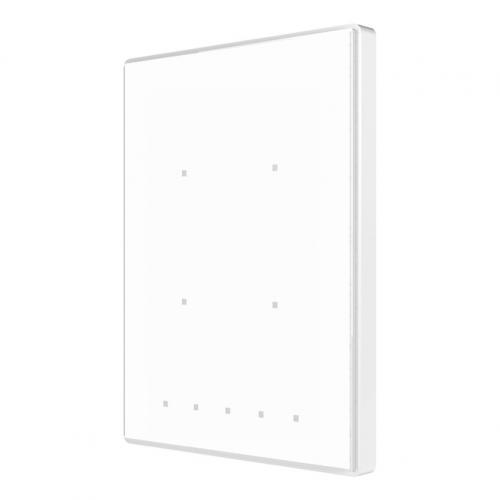 Zennio ZVI-TMDP4-PW Выключатель сенсорный KNX Touch-MyDesign Plus, 4-кнопочный арт. ZVI-TMDP4-PW