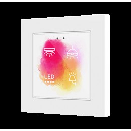 Zennio ZVIT55X4 Выключатель сенсорный KNX Tecla 55 X4, цвет на выбор арт. ZVIT55X4