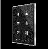 Zennio ZAC-UPFRCR2 Замена алюминиевой рамки для выключателей TMD/TMD-Display на рамку (хромирование) арт. ZAC-UPFRCR2