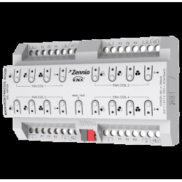 Zennio ZCL-4XFC2P MAXinBOX FANCOIL 2CH2P / Контроллер KNX для 2-х трубных фанкойлов, 4 канальный арт. ZCL-4XFC2P