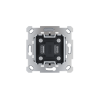 ZS55 - Двойная USB розетка 5 В / 3,5 А (55 x 55 мм) арт. 8300007