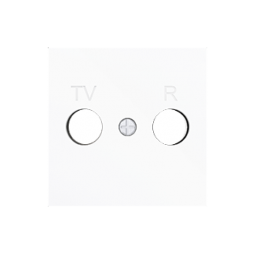 Zennio ZS55.Cover for mechanism TV-R/SAT aerial socket 55 x 55 mm - 830001509