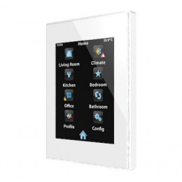 Zennio ZVI-Z41PRO-WP Z41 PRO/Панель KNX, ёмкостной сенсорный TFT экран 4.1 дюймов, IP-порт арт. ZVI-Z41PRO-WP