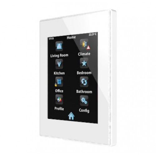 Zennio ZVI-Z41PRO-WP Z41 PRO/Панель KNX, ёмкостной сенсорный TFT экран 4.1 дюймов, IP-порт арт. ZVI-Z41PRO-WP