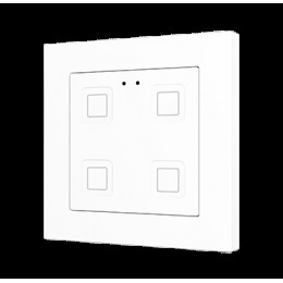 Zennio ZVIT55X4W Выключатель сенсорный KNX Tecla 55 X4, цвет белый арт. ZVIT55X4W