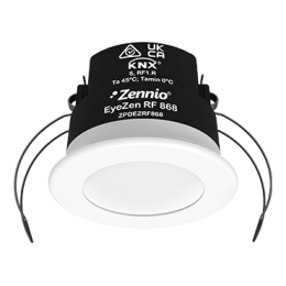 Zennio ZPDEZRF868W Радиочастотный датчик движения EyeZen RF 868, цвет: белый