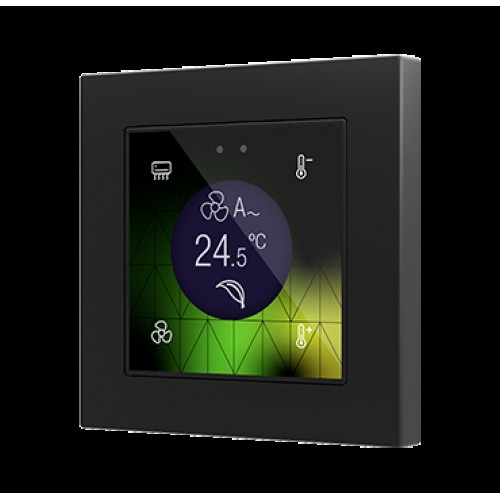 Zennio ZVIF55DV2 Емкостная сенсорная панель с дисплеем (55 x 55 мм) Flat 55 Display v2 арт. ZVIF55DV2A