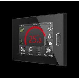 Zennio ZVIZ40 Панель Z40 KNX сенсорная, 4.1-дюйма, цвет чёрный арт. ZVIZ40A