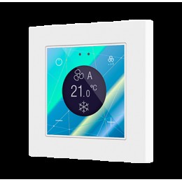 Zennio ZVI-F55D Flat 55 Display / Выключатель KNX сенсорный с дисплеем (стандарт рамки 55x55мм), цвет на выбор арт. ZVI-F55D-CUS