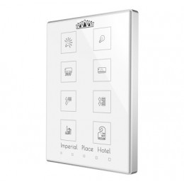 Zennio ZN1VI-TPTMD8 KNX Емкостный сенсорный переключатель Touch-MyDesign арт. ZN1VI-TPTMD8