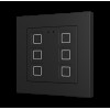 Zennio ZVIT55X6A Выключатель сенсорный KNX Tecla 55 X6, цвет чёрный арт. ZVIT55X6A