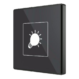 Zennio ZVI-SQTMD1-CUS Square TMD/Выключатель сенсорный KNX, 1-кнопочный, термодатчик, термостат, цвет на выбор арт. ZVI-SQTMD1-CUS