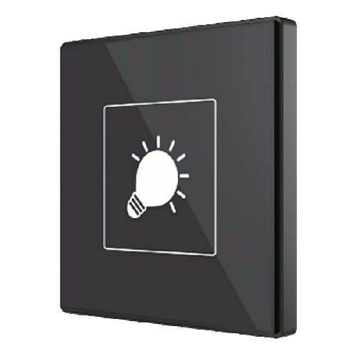 Zennio ZVI-SQTMD1-CUS Square TMD/Выключатель сенсорный KNX, 1-кнопочный, термодатчик, термостат, цвет на выбор арт. ZVI-SQTMD1-CUS