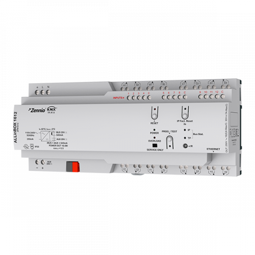 Zennio ZPR1612 Многофункциональное устройство с источником питания, KNX-IP интерфейсом ALLinBOX 1612 арт. ZPR1612