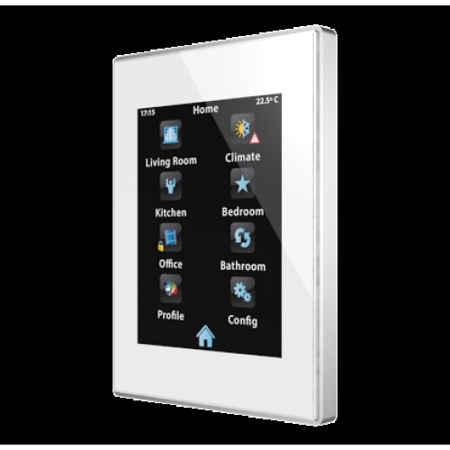 Zennio ZVI-Z41PRO-WC Z41 PRO/Панель KNX, ёмкостной сенсорный TFT экран 4.1 дюймов, IP-порт арт. ZVI-Z41PRO-WC